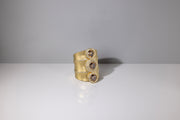 Todd Reed ring made with 18ky gold, Autumn™ brilliant cut diamonds and white brilliant cut diamonds (.99ct)